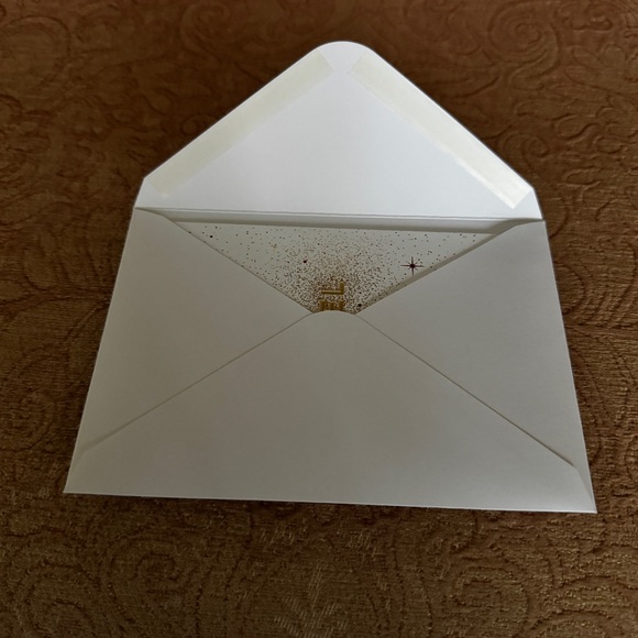 ✉️ Chanel White and Gold Greeting Card - Picture 6 of 6